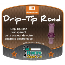 Drip Tip Rond Transparent pour CE4 et CE5+