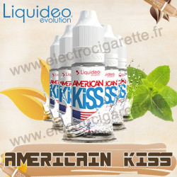 5 flacons American Kiss - Liquideo