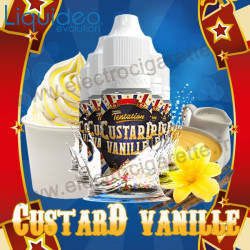 5 x 10 ml Custard Vanille - Tentation - Liquideo