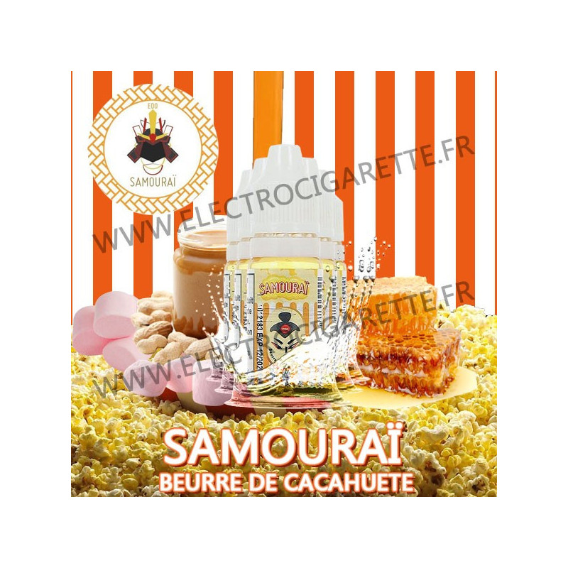 Pack de 5 x Samouraï Beurre de cacahuète - Edo - 10 ml