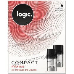 Pack de 2 x Cartouche Pod Fraise - Logic Pro Compact