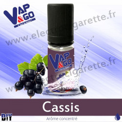 Cassis - Vape&Go - Arôme concentré DiY - 10 ml