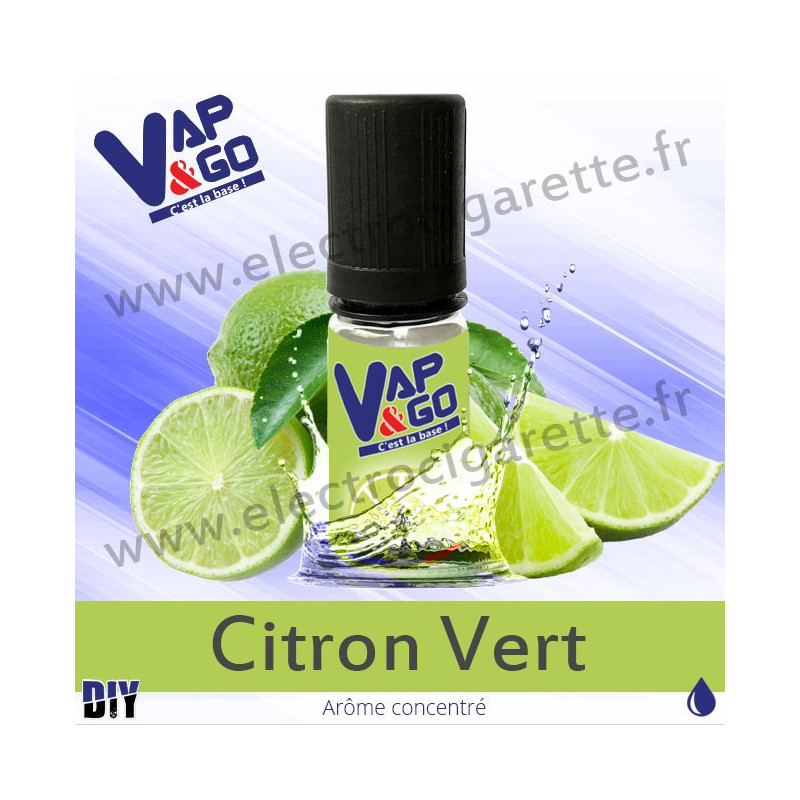 Citron Vert - Vape&Go - Arôme concentré DiY - 10 ml