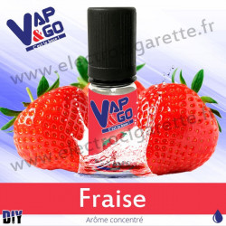 Fraise - Vape&Go - Arôme concentré DiY - 10 ml