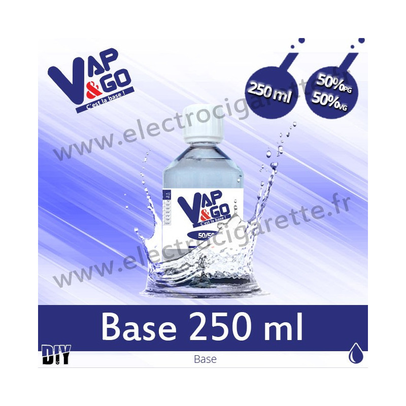 Base - Vape&Go - 250 ml - 50/50