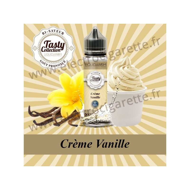 Crème Vanille - Tasty - LiquidArom - ZHC 50 ml