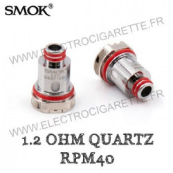 Pack de 5 x résistances Quartz 1.2ohm RPM40 - Smok