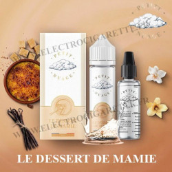 Le Dessert de Mamie - Petit Nuage - ZHC 60 ml avec Fiole Vide 30ml Graduée