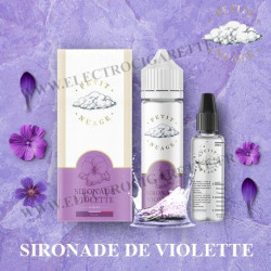 Sironade Violette - Petit Nuage - ZHC 60 ml avec Fiole Vide 30ml Graduée