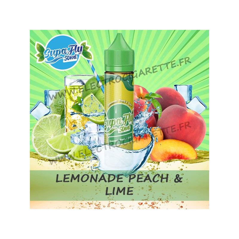 Lemonade Peach & Lime - ZHC 50 ml - Supafly