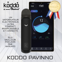 Koddo Pavinno - Pod remplissable et connecté - Couleur Noir