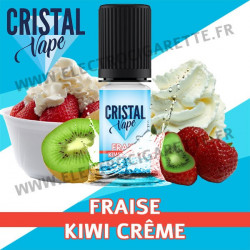 Fraise Kiwi Crème - Cristal Vapes - 10ml