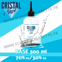 Base - Cristal Vape - 500 ml - 70% PG / 30% VG