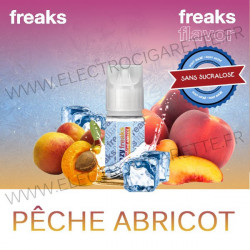 Pêche Abricot - Freezy Freaks - 30 ml - Arôme concentré DiY - Sans sucralose