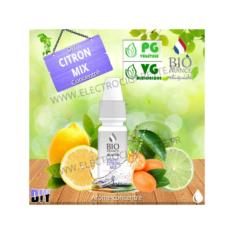 DiY Citron Mix - Bio France - 10 ml - Arôme concentré