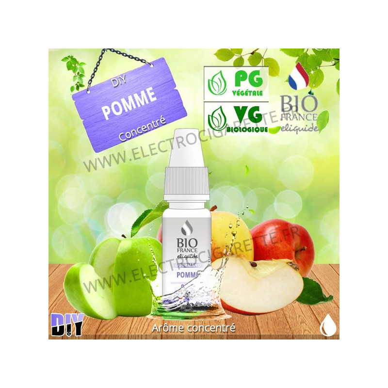 DiY Pomme - Bio France - 10 ml - Arôme concentré