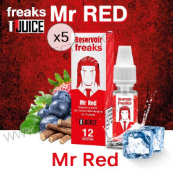 Pack de 5 x Mr Red - Réservoir Freaks - 5x10 ml