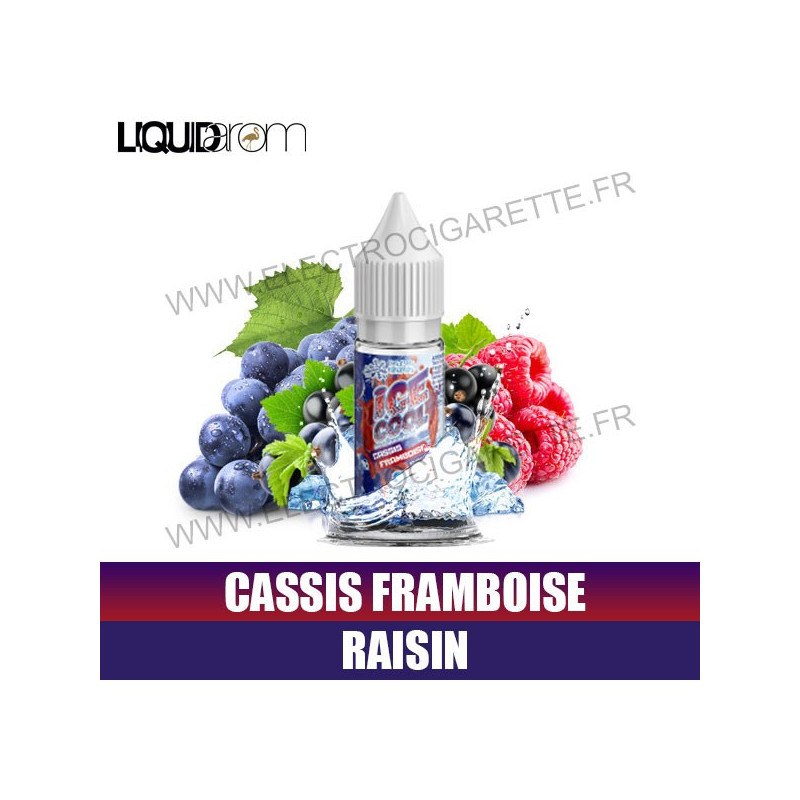 Cassis Framboise Raisin - Ice Cool - Liquid'Arom - 10ml