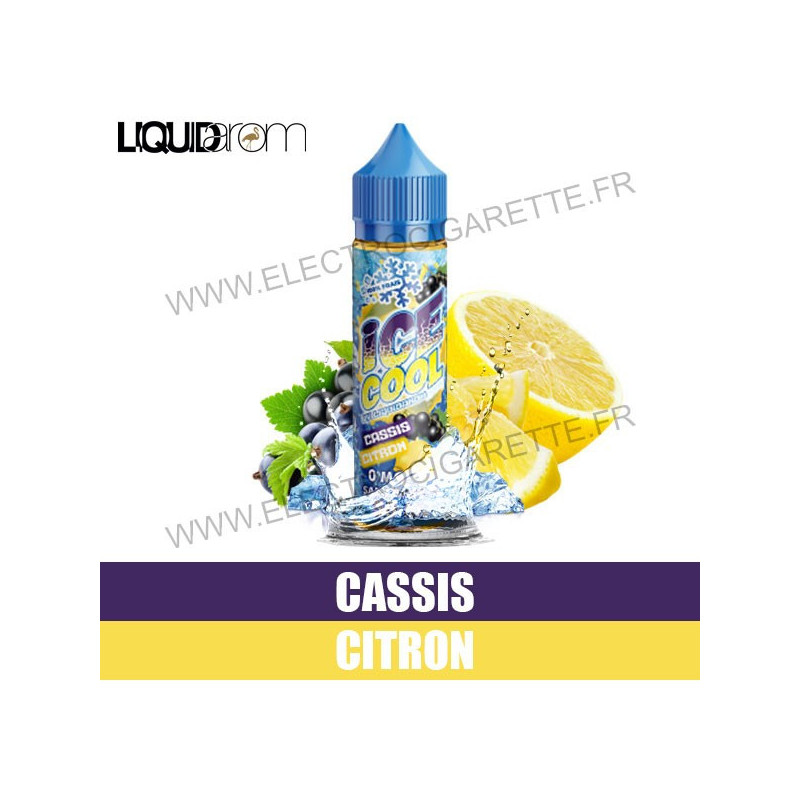 Cassis Citron - Ice Cool - LiquidArom - ZHC 50 ml