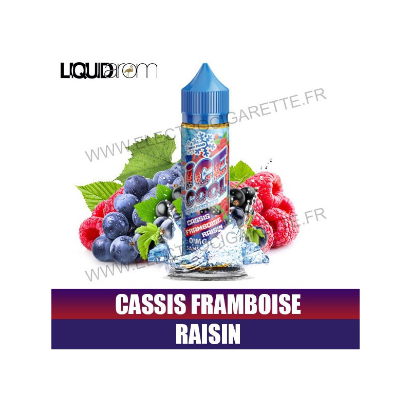 Cassis Framboise Raisin - Ice Cool - LiquidArom - ZHC 50 ml