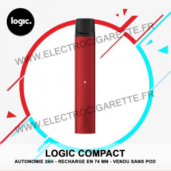 Cigarette électronique Compact Rouge - Logic Compact - Sans Pod