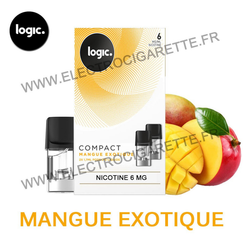 Mangue Exotique - Pack de 2 x Capsules (Pod) - Logic Compact