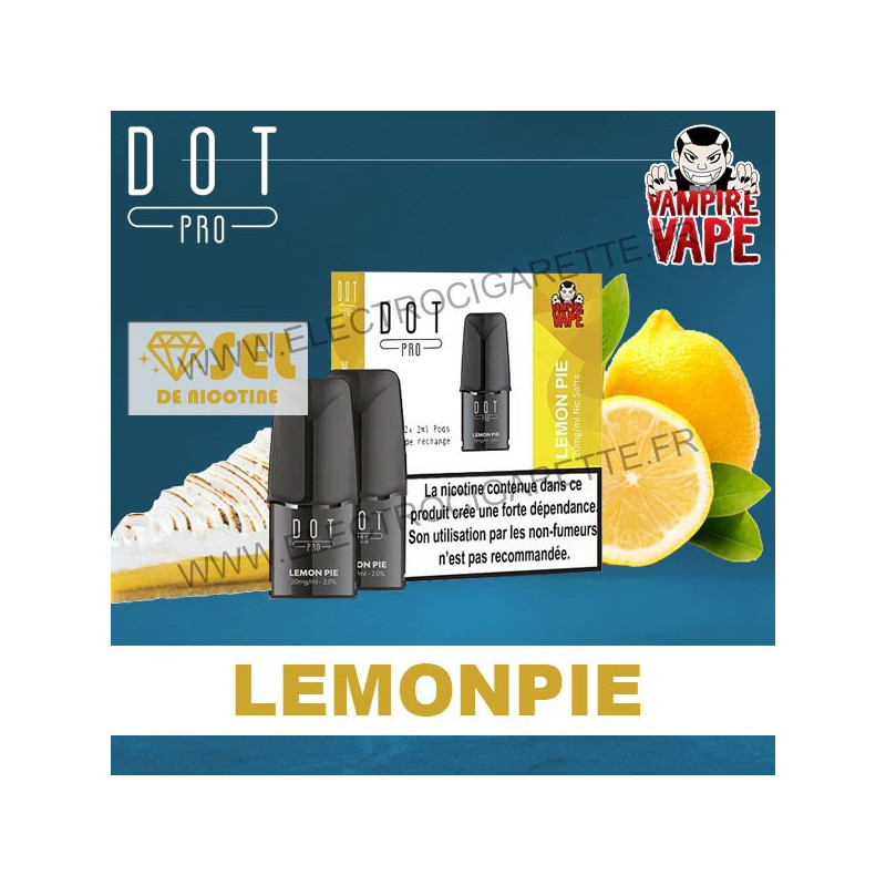 LemonPie - Pod 2ml Pré-remplis - Dot Pro