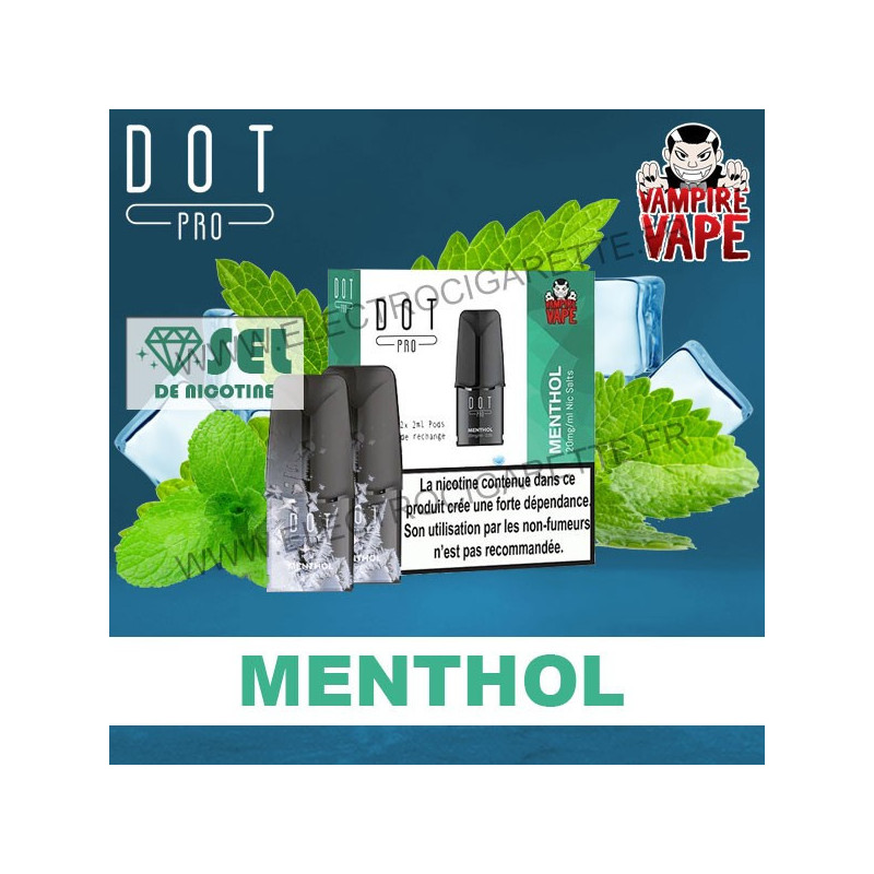 Menthol - Pod 2ml Pré-remplis - Dot Pro
