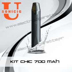 Kit Chic Ultrasonic - 2ml - 700 mAh - Usonicig - Couleur Noir