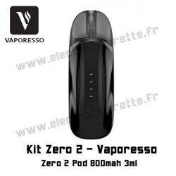 Kit Zero 2 Pod - 800mah - 3ml - Vaporesso - Couleur noire