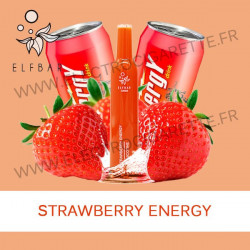 Strawberry Energy - Elf Bar CR500 - Vape Pen - Cigarette jetable