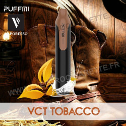 VCT Tobacco - Puffmi DP500 - Vaporesso - Vape Pen - Cigarette jetable