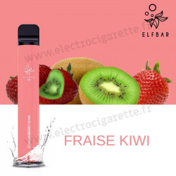 Fraise Kiwi - Elf Bar 600 - 550mah 2ml - Vape Pen - Cigarette jetable