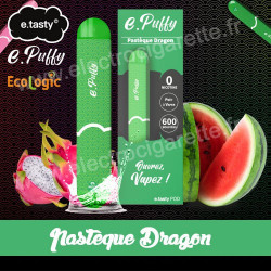 Pastèque Dragon - e.Puffy - e.Tasty - Vape Pen - Cigarette jetable