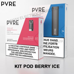 Kit PVRE avec Pod remplissable 5 fois - Berry Ice - PVRE