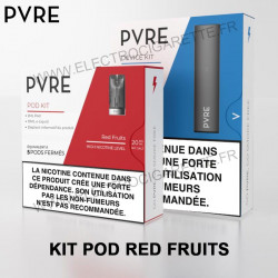 Kit PVRE avec Pod remplissable 5 fois - Red Fruits - PVRE