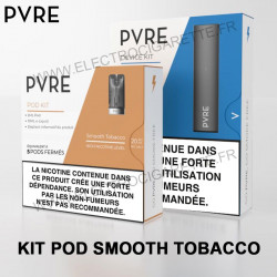 Kit PVRE avec Pod remplissable 5 fois - Smooth Tobacco - PVRE