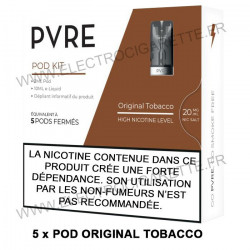 Pod Original Tobacco 2ml - Remplissable 5 fois - PVRE