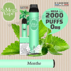 Menthe - Ma mega vape - Vape Pen - Cigarette jetable