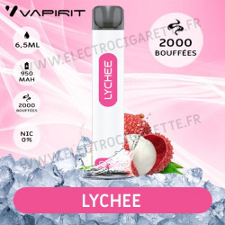 Lychee - 2000 Puffs - Vapirit - Cigarette jetable
