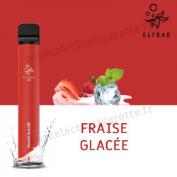 Fraise Glacée - Elf Bar 600 - 550mah 2ml - Vape Pen - Cigarette jetable