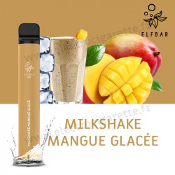 Milkshake Mangue Glacée - Elf Bar 600 - 550mah 2ml - Vape Pen - Cigarette jetable