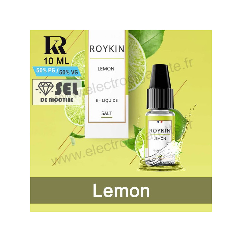 Lemon - Roykin Salt - 10 ml