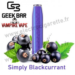 Simply Blackcurrant - Geek Bar - Geek Vape - Vampire Vape - Vape Pen - Cigarette jetable
