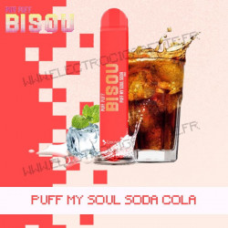 Puff my Soul Soda Cola - Bisou - Vape Pen - Cigarette jetable