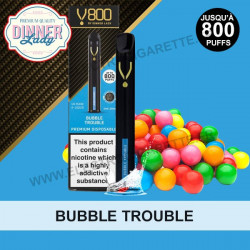 Bubble Trouble - Bubble Gum - Dinner Lady v800 - Puff - Cigarette jetable
