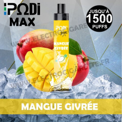 Mangue Givrée - PodiPuff Max - Podissime - Vape Pen - Cigarette jetable
