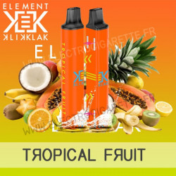 Tropical Fruit - Klik Klak - Element E-Liquid - Puff - Cigarette jetable