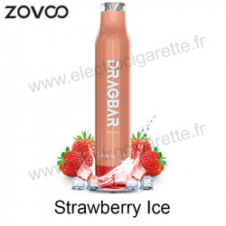 Strawberry Ice - Dragbar Zovoo 600 - Voopoo - Puff - Cigarette jetable