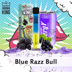 Blue Razz Bull - Hookah - Aroma King - Vape Pen - Cigarette jetable